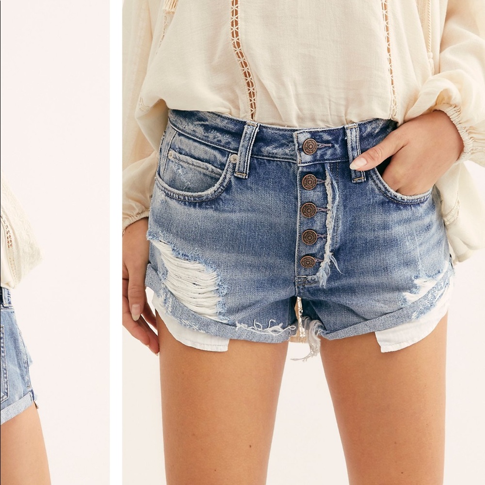Free people Romeo Rolled Cut Off Short
